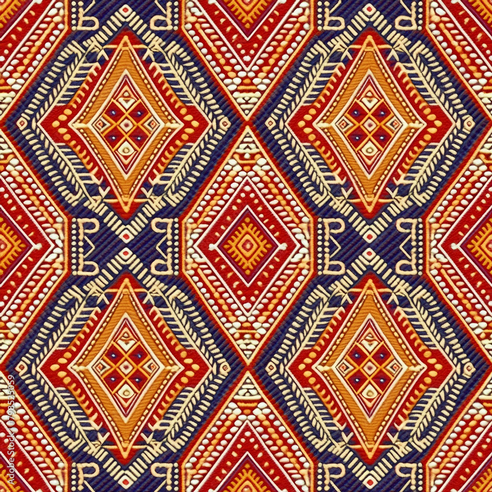 seamless pattern with shapes