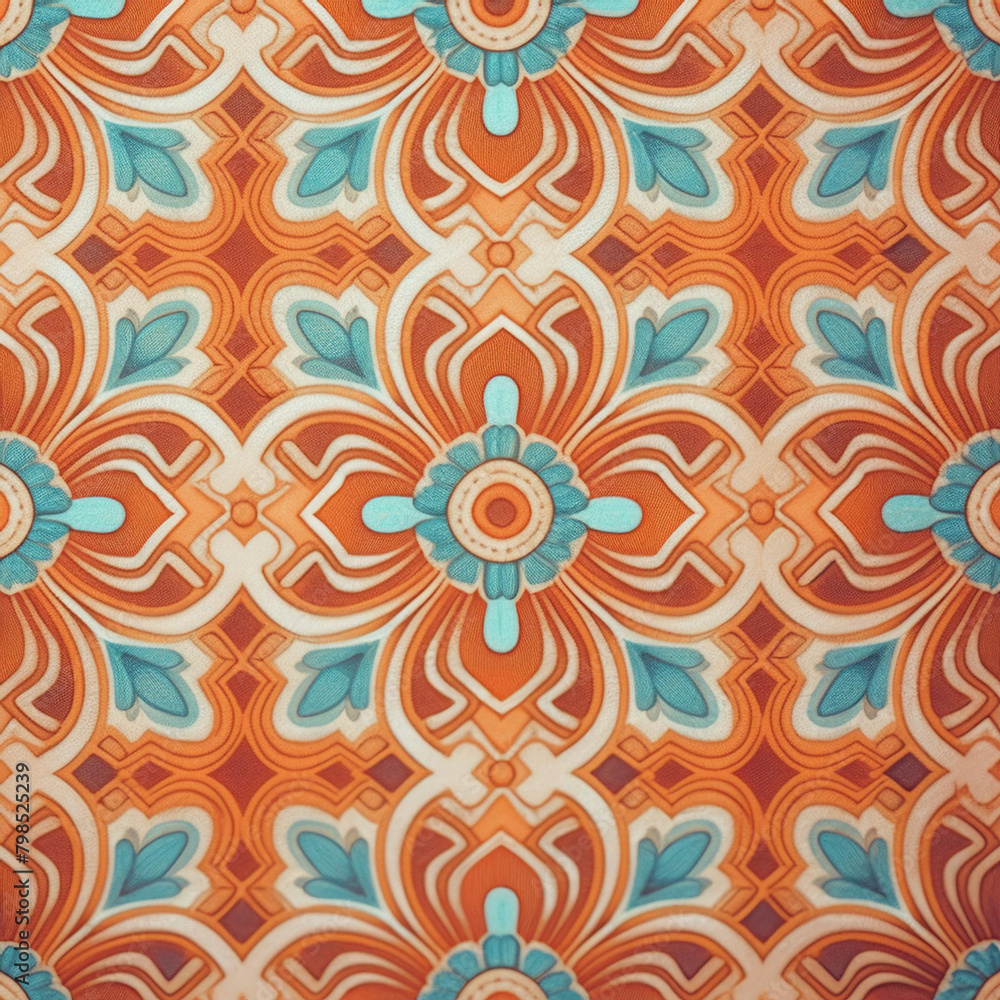 Fototapeta premium traditional thai style fabric