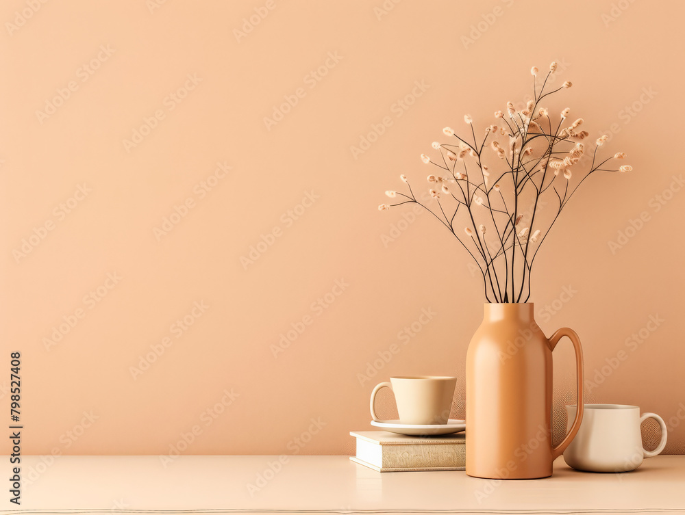 Elegant minimalist design composition of a modern home and office decor. Elegant minimalist design composition of a modern home and office decor.