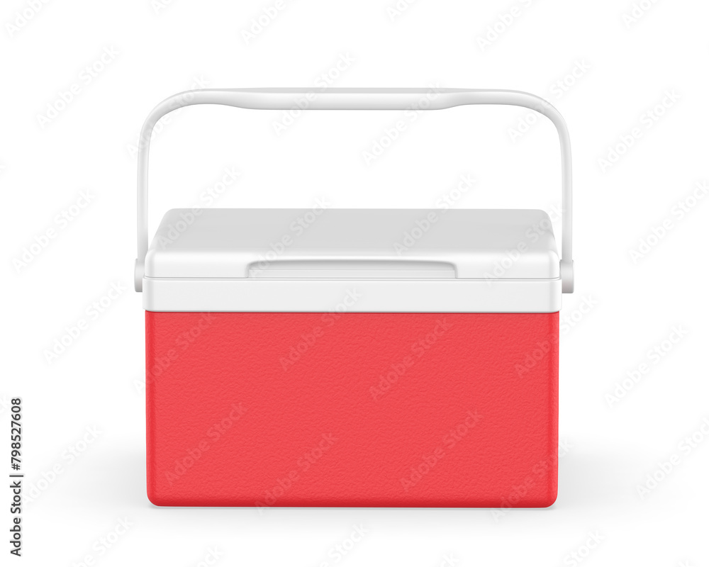 Blank hard cooler ice chest 3d template illustration. Blank hard cooler ice chest 3d template illustration.