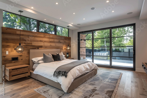 luxury interior bed room