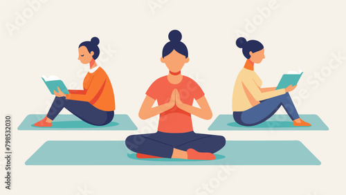 The quiet meditative concentration of participants as they follow the instructors stepbystep guidance folding and creasing with precision and. Vector illustration