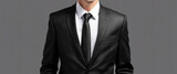 copyspace Black suit business tie background