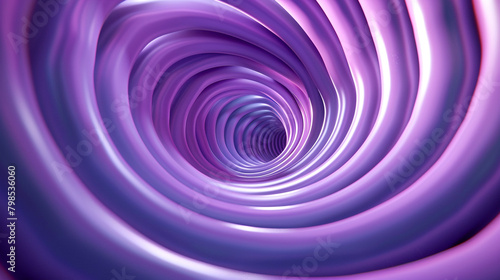 Mesmerizing spiral illusion with violet geometric lines.