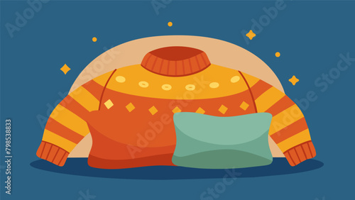 Repurposing a wornout sweater into a cozy and trendy throw pillow.