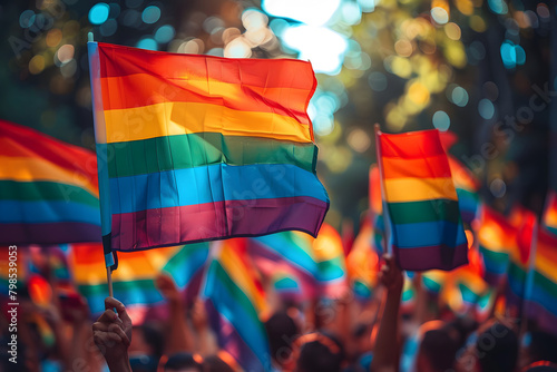 LGBTQ Pride rainbow flag