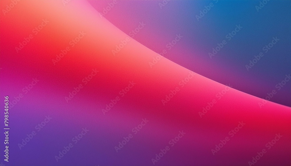 Ethereal Whirl: Red, Pink, Blue, and Purple Abstract Gradient with Noise Grainy Texture