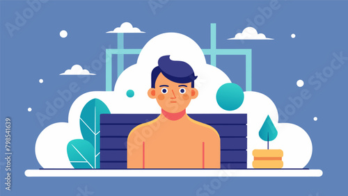 Not only did the sauna help clear his sinuses but it also reminded him to take slow intentional breaths..