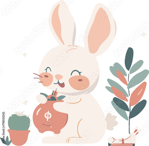 Bunny and Piglet Friends