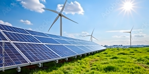 Harnessing Nature's Power" / "Sustainable Energy Fields
