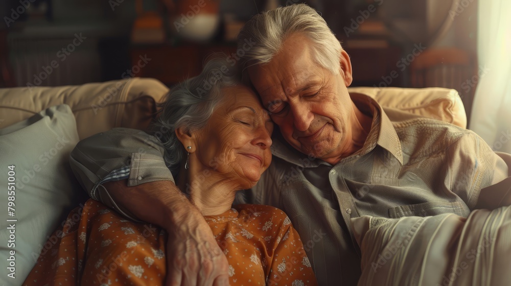 Happy seniors enjoying a relaxed moment, conveys concepts of aging gracefully or love. Happy seniors enjoying a relaxed moment, conveys concepts of aging gracefully or love.