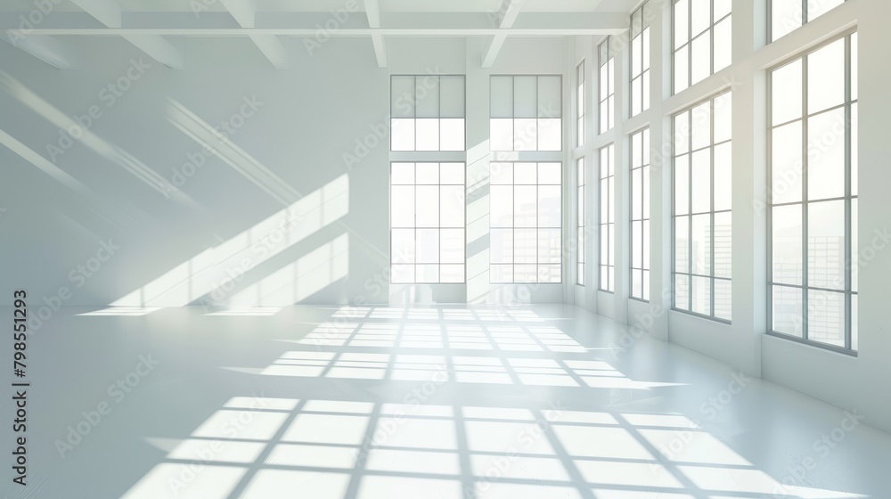 Sunlit spacious room, perfect for real estate and minimalist lifestyle themes. Sunlit spacious room, perfect for real estate and minimalist lifestyle themes.