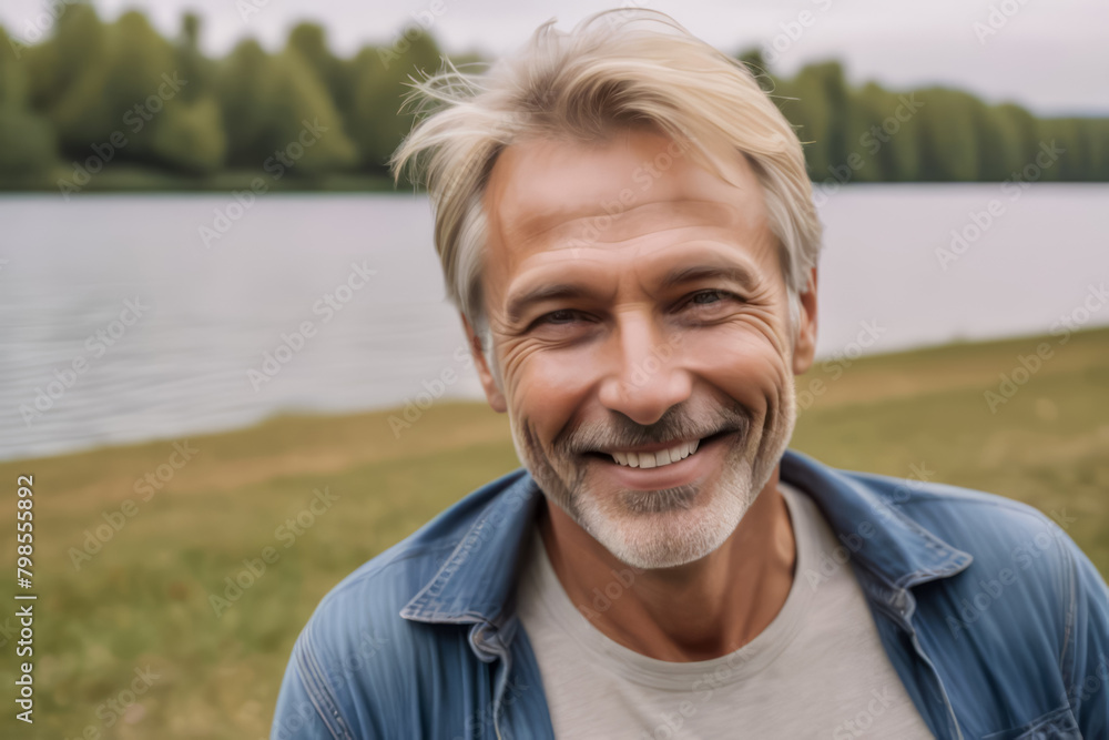 portrait of senior man found a happiness portrait of senior man found a happiness