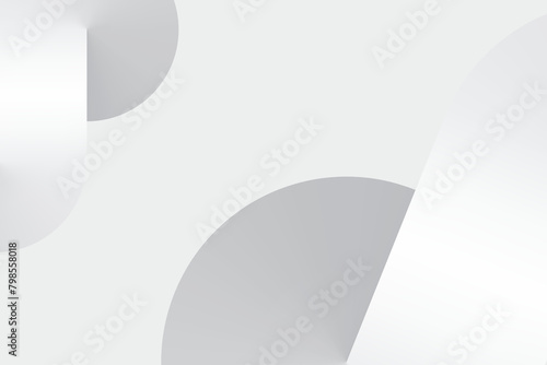 Minimal abstract geometric elegant  white light background gradient abstract curve vector EPS10. 