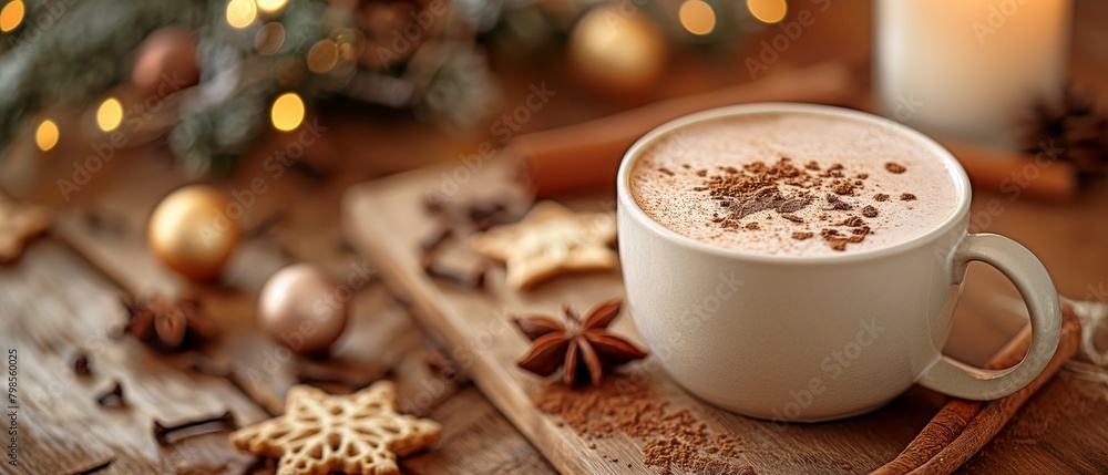 Warm chocolate infused with seasonal spices. Warm chocolate infused with seasonal spices.