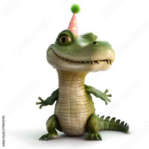 Cheerful Baby Crocodile Wea...