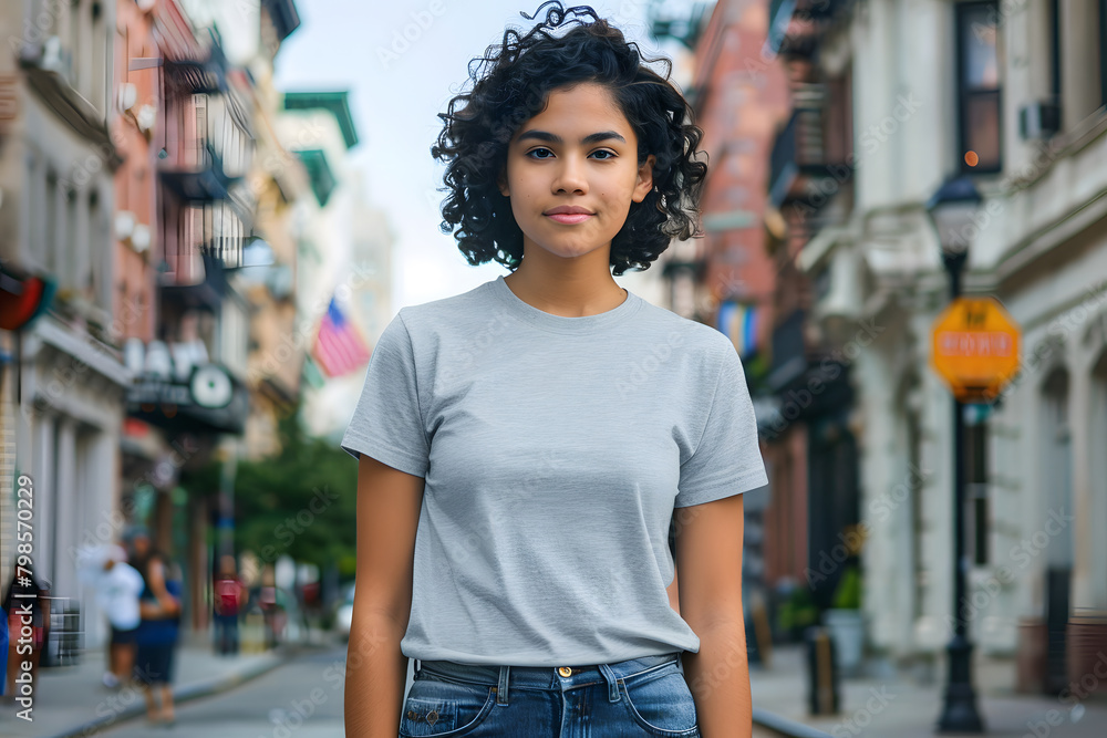 High-Quality T-Shirt Mockup for Women's Apparel High-Quality T-Shirt Mockup for Women's Apparel