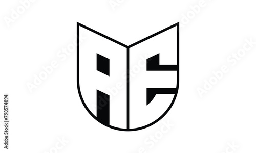 AE initial letter bat icon gaming logo design vector template. batman logo, sports logo, monogram, polygon, war game, symbol, playing logo, abstract, fighting, typography, icon, minimal, wings, battle