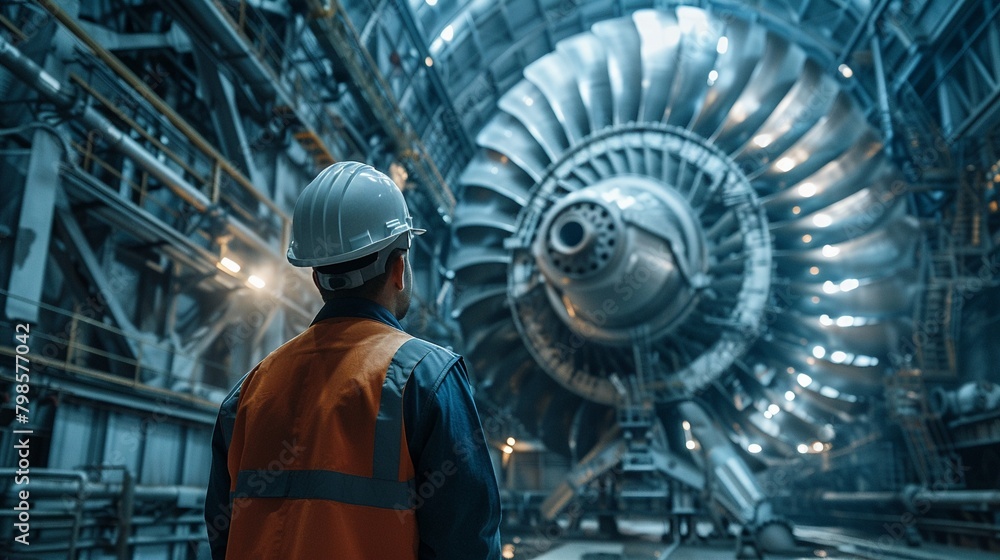 Engineer in hard hat inspecting, helmet, white, focus, factory Engineer in hard hat inspecting, helmet, white, focus, factory