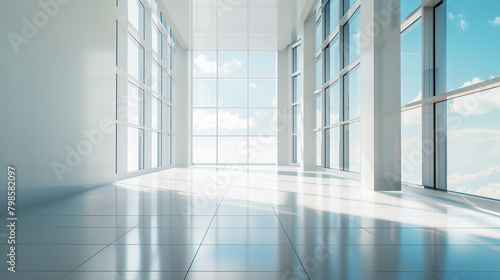 Business  background  clean  bright  transparent  minimalist  building  architecture  glass