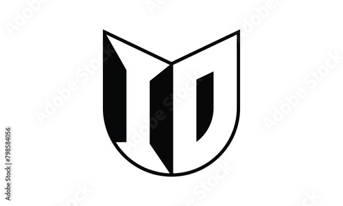 IO initial letter bat icon gaming logo design vector template. batman logo, sports logo, monogram, polygon, war game, symbol, playing logo, abstract, fighting, typography, icon, minimal, wings, battle
