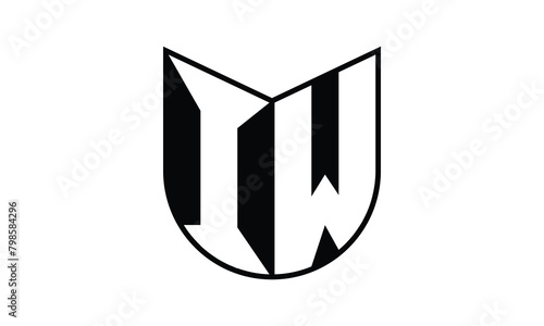 IW initial letter bat icon gaming logo design vector template. batman logo, sports logo, monogram, polygon, war game, symbol, playing logo, abstract, fighting, typography, icon, minimal, wings, battle
