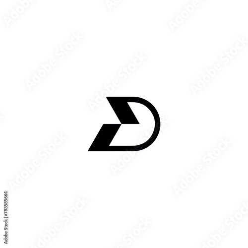 Free Download D logo design vector v5 - GFXLoad