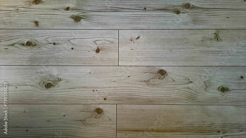 Wood-coloured laminate flooring - an interesting background photo