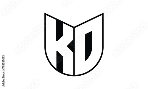 KO initial letter bat icon gaming logo design vector template. batman logo, sports logo, monogram, polygon, war game, symbol, playing logo, abstract, fighting, typography, icon, minimal, wings, battle