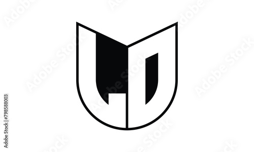 LO initial letter bat icon gaming logo design vector template. batman logo, sports logo, monogram, polygon, war game, symbol, playing logo, abstract, fighting, typography, icon, minimal, wings, battle