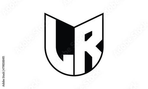 LR initial letter bat icon gaming logo design vector template. batman logo, sports logo, monogram, polygon, war game, symbol, playing logo, abstract, fighting, typography, icon, minimal, wings, battle