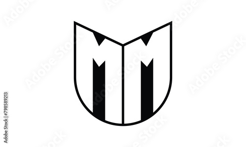 MM initial letter bat icon gaming logo design vector template. batman logo, sports logo, monogram, polygon, war game, symbol, playing logo, abstract, fighting, typography, icon, minimal, wings, battle