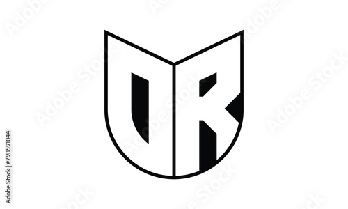 OR initial letter bat icon gaming logo design vector template. batman logo, sports logo, monogram, polygon, war game, symbol, playing logo, abstract, fighting, typography, icon, minimal, wings, battle