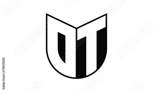 OT initial letter bat icon gaming logo design vector template. batman logo, sports logo, monogram, polygon, war game, symbol, playing logo, abstract, fighting, typography, icon, minimal, wings, battle