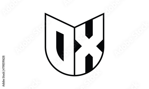 OX initial letter bat icon gaming logo design vector template. batman logo, sports logo, monogram, polygon, war game, symbol, playing logo, abstract, fighting, typography, icon, minimal, wings, battle