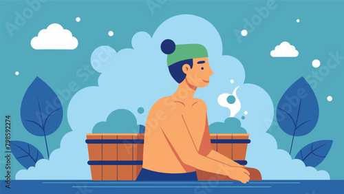 The steamy atmosphere of the sauna provides a sense of detoxification for someone with chronic fatigue syndrome as they release toxins and tension to.