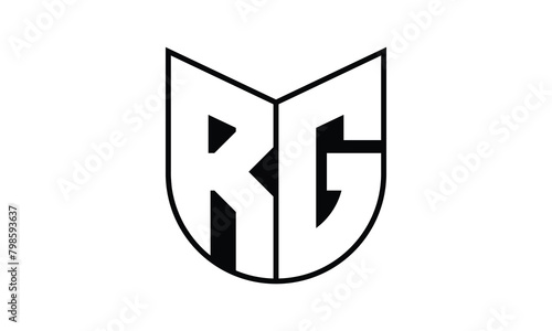 RG initial letter bat icon gaming logo design vector template. batman logo, sports logo, monogram, polygon, war game, symbol, playing logo, abstract, fighting, typography, icon, minimal, wings, battle