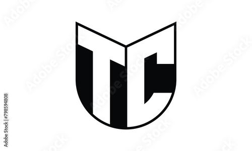 TC initial letter bat icon gaming logo design vector template. batman logo, sports logo, monogram, polygon, war game, symbol, playing logo, abstract, fighting, typography, icon, minimal, wings, battle