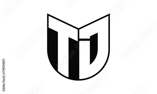 TD initial letter bat icon gaming logo design vector template. batman logo, sports logo, monogram, polygon, war game, symbol, playing logo, abstract, fighting, typography, icon, minimal, wings, battle