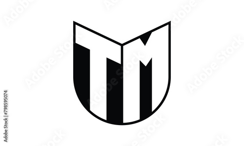 TM initial letter bat icon gaming logo design vector template. batman logo, sports logo, monogram, polygon, war game, symbol, playing logo, abstract, fighting, typography, icon, minimal, wings, battle