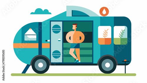 Perfect for athletes and fitness enthusiasts this mobile sauna provides deep relaxation and quick muscle recovery at any location..