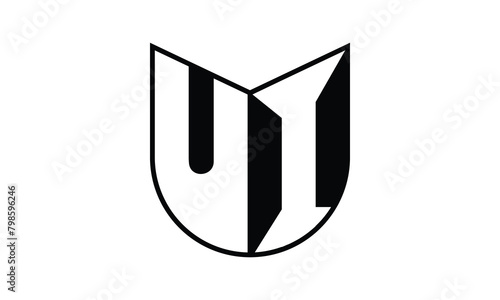 UI initial letter bat icon gaming logo design vector template. batman logo, sports logo, monogram, polygon, war game, symbol, playing logo, abstract, fighting, typography, icon, minimal, wings, battle