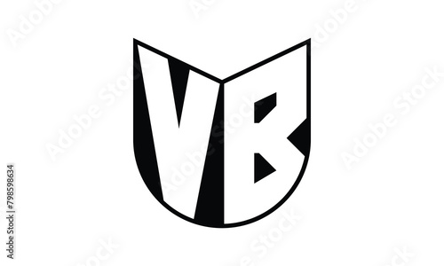 VB initial letter bat icon gaming logo design vector template. batman logo, sports logo, monogram, polygon, war game, symbol, playing logo, abstract, fighting, typography, icon, minimal, wings, battle