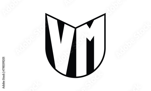VM initial letter bat icon gaming logo design vector template. batman logo, sports logo, monogram, polygon, war game, symbol, playing logo, abstract, fighting, typography, icon, minimal, wings, battle