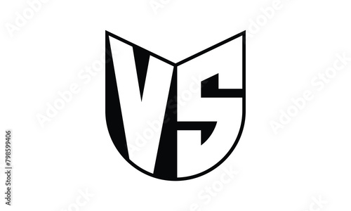 VS initial letter bat icon gaming logo design vector template. batman logo, sports logo, monogram, polygon, war game, symbol, playing logo, abstract, fighting, typography, icon, minimal, wings, battle