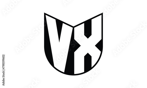 VX initial letter bat icon gaming logo design vector template. batman logo, sports logo, monogram, polygon, war game, symbol, playing logo, abstract, fighting, typography, icon, minimal, wings, battle