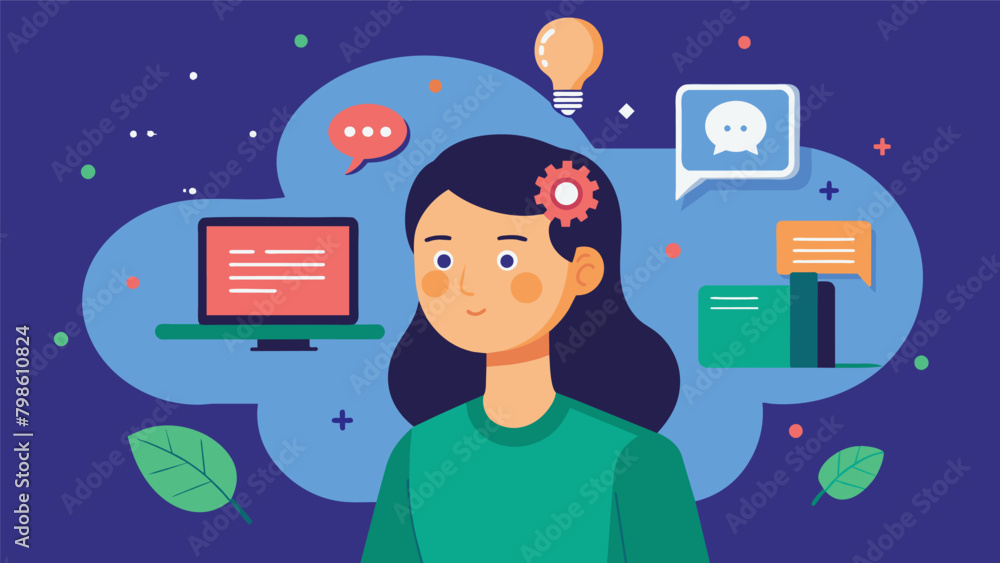 A young girl using her cognitive augmentation to learn and comprehend new languages at an advanced rate.. A young girl using her cognitive augmentation to learn and comprehend new languages at an advanced rate..