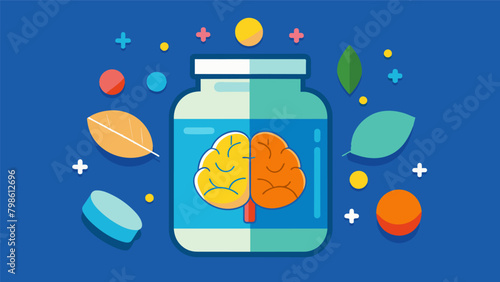A memoryboosting supplement filled with essential vitamins and minerals specifically formulated for those with ADHD..