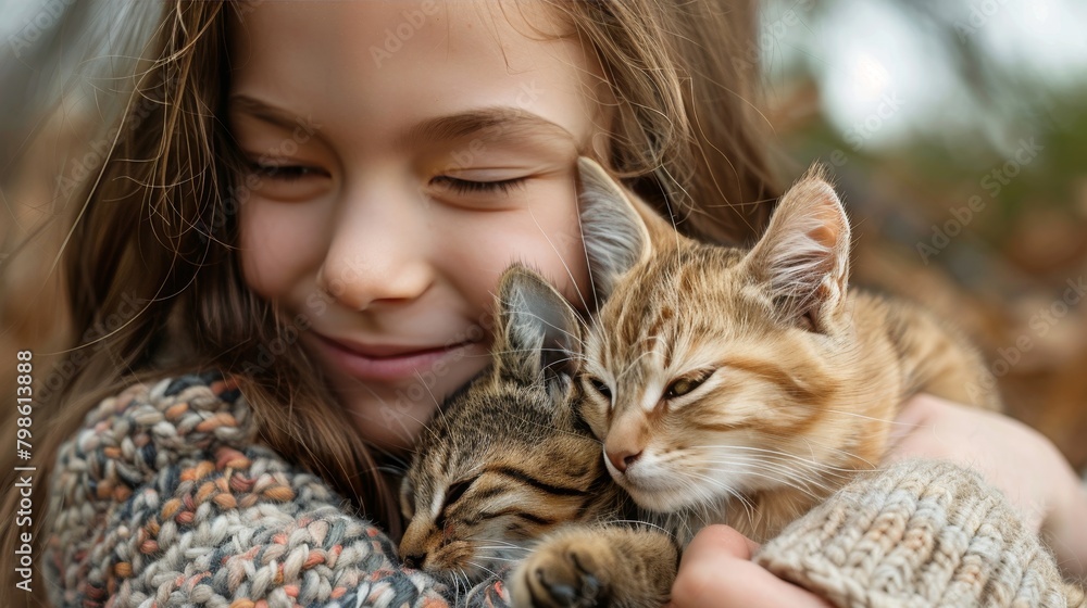 Family and Lifestyle Pet: A photo showing a family with their pet