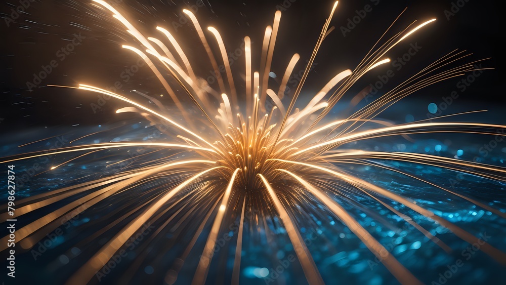 Obraz premium Independence Day Sparkles (Landscape)